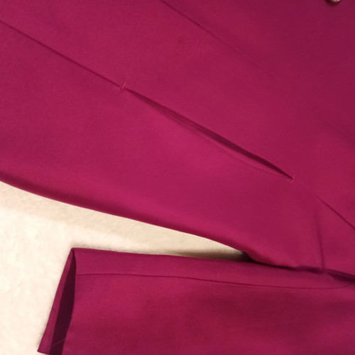 Monsoon silk jacket fuchsia S–M like new
