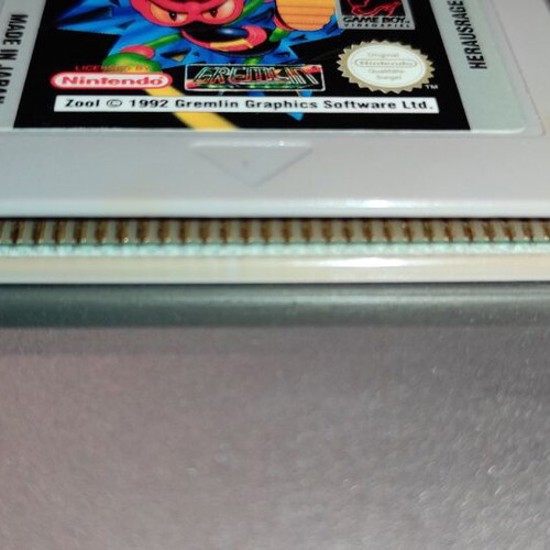 Nintendo Game Boy Zool Ninja of the "Nth" Dimension used with case