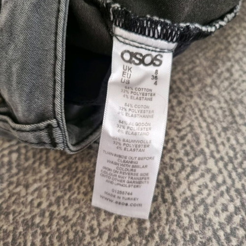 Asos grey skinny jeans size S like new