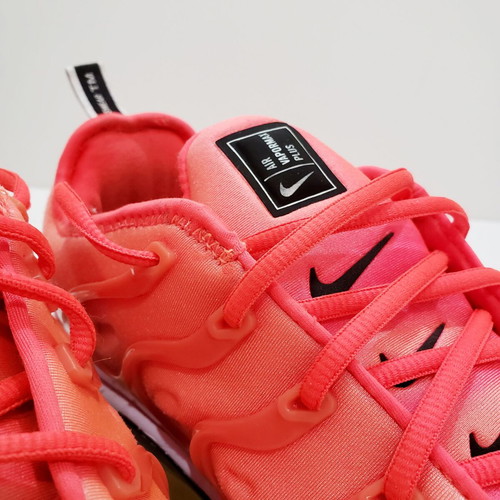 Nike Air Vapormax Plus 924453 VM used pink sports shoes size 44.5-45