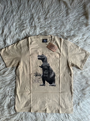 Stussy Big & Meaty Tee new, size S-M, beige