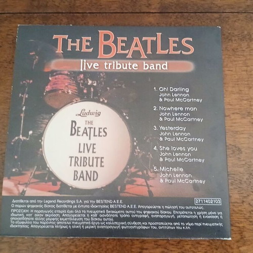 The Beatles Live Tribute Band CD3 unused, 2006