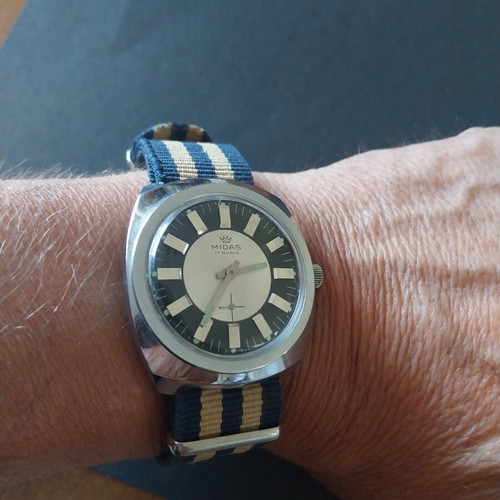 Midas men's mechanical wristwatch NOS like new