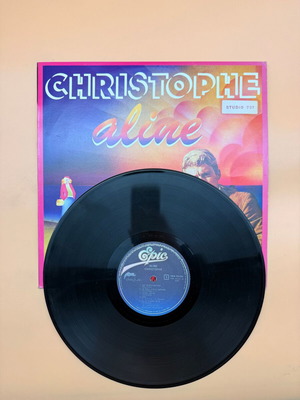 Aline vinyl record by Christophe used, Greek pressing 1979
