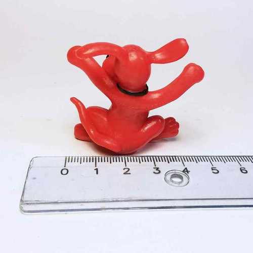 Clifford miniature figure used, plastic
