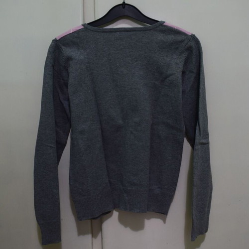 Zara Kids cardigan with diamonds like new, grey and pink, age 13-14