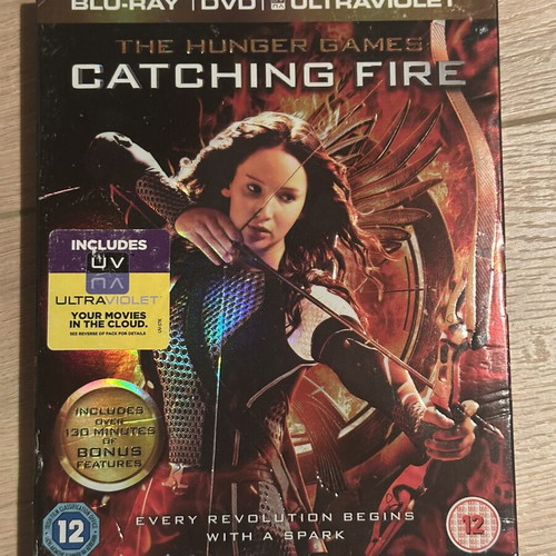 The Hunger Games Catching Fire Blu-Ray used with English subs
