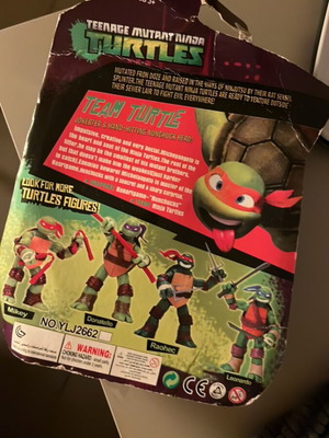 Donatello από τα Teenage Mutant Ninja Turtles καινούργιο, στο κουτί του