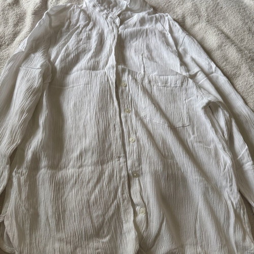Women's long-sleeve shirt H&M white like new size L