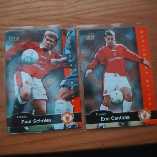 Futera1997 Manchester United lot of 25 used cards with sleeves