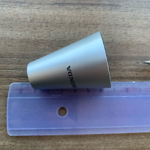 Honda Silver Edition collectible desk pen with aluminum base used