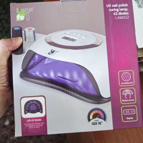 Lafe LAM002 UV/LED Nail Lamp 168W new, unused