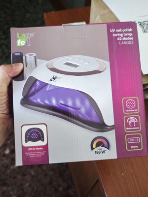 Lafe LAM002 UV/LED Nail Lamp 168W new, unused