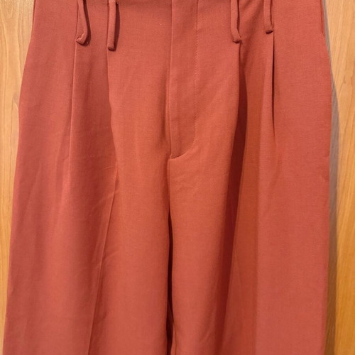 Stradivarius women's pants terracotta like new, size M