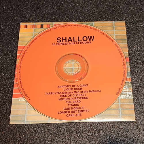 Shallow 16 Sunsets In 24 Hours CD used, Rock