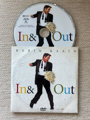 In & Out DVD used, comedy with Kevin Kline, subtitled
