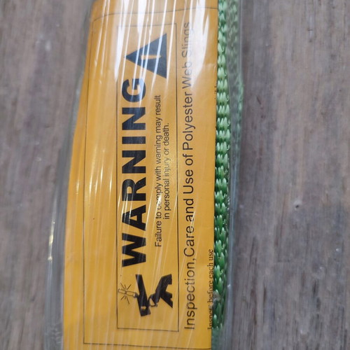 2 Tons 3m Sling Lifting Crane Car Forklift Tow Strap New