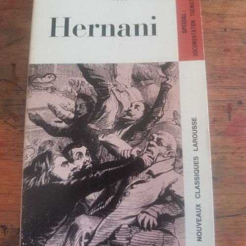 Hernani book used, French language