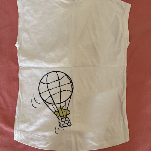 Set of 2 girls' blouses used, XS, Oysho Snoopy and Zara Minnie
