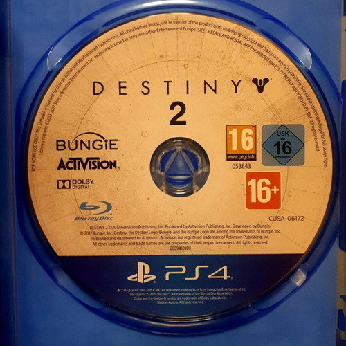 Destiny 2 PS4 used, excellent condition