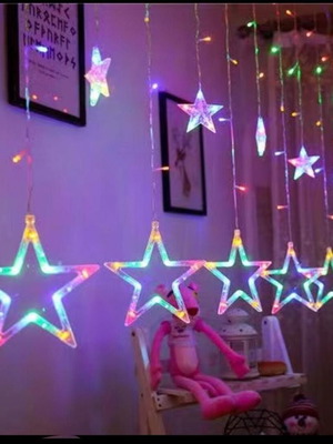 Christmas LED lights warm white 3.3 m x 90 curtain type, new