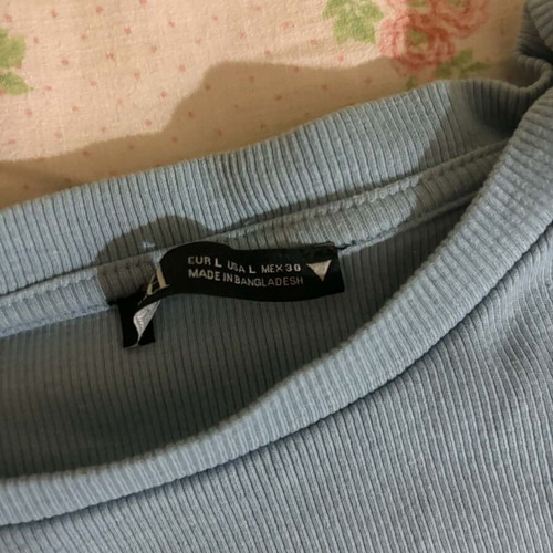 Women's turquoise blouse like new, size L