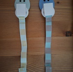 Pacifier clip with ring