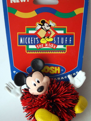 Mickey Mouse Koosh figure vintage 90's new