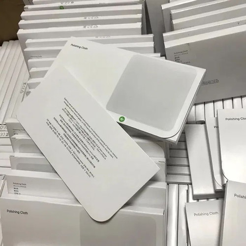Apple microfiber polishing cloth for display cleaning new