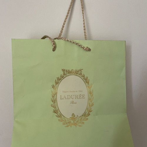 Laduree bag used pistachio color