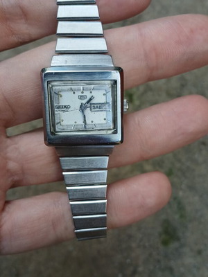 Seiko 5 Automatic TV-Shape Vintage Watch Japan used