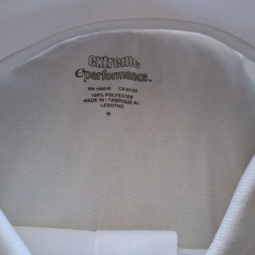 Tennis dry-fit shirt size M like new, white men's sportswear