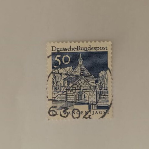 Deutsche Bundespost 50 Pfennig Stamp like new