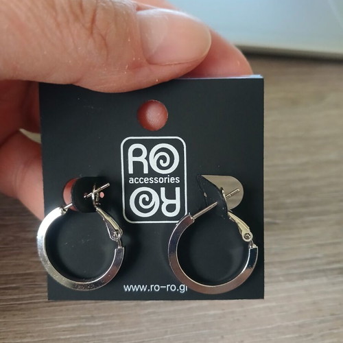 Earrings new silver from Hondos Center