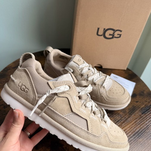 Ugg Minimel sneakers, genuine leather, beige, size 38