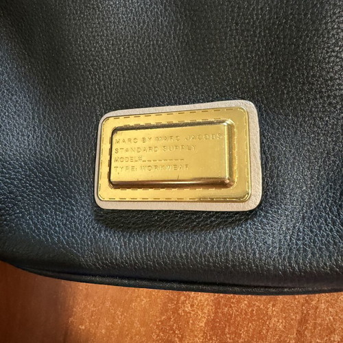 Marc by Marc Jacobs shoulder bag like new, black and white synthetic leather
