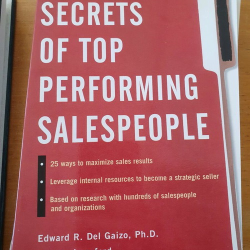 Secrets of Top Performing Salespeople book like new, English