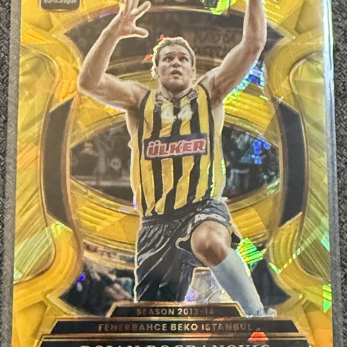 Bojan Bogdanovic Select EuroLeague Gold Prizm card season 2013-14 new