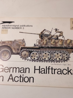 Βιβλίο German Halftracks in Action μεταχειρισμένο, Αγγλικά