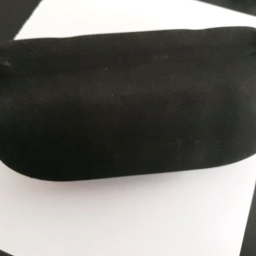 Swing glasses case like new, black, zipper, hard fabric exterior