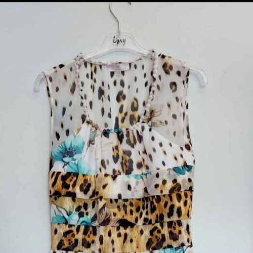 Dress very thin fabric unused size 44 suitable for wedding