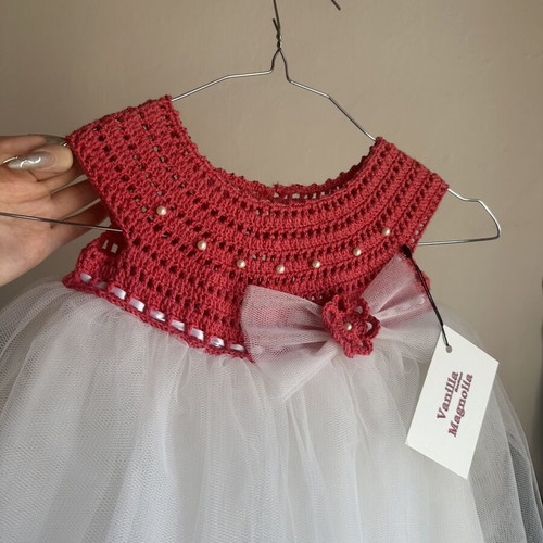 Vanilla Magnolia boutique baby dress, 12 to 18 months