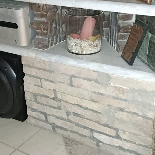 Old cut bricks used, 100 pieces, rare soil polychromy