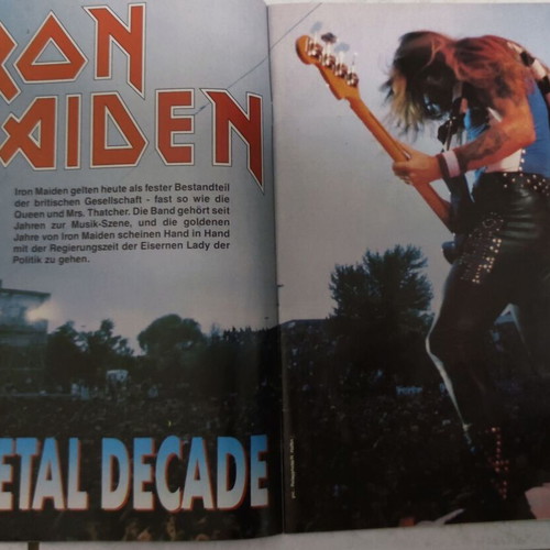 Metal Attack Iron Maiden Magazine used German edition 05/90 special