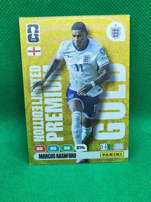 M. Rashford Gold Limited Edition Premium κάρτα Panini FIFA World Cup 2026 καινούργια