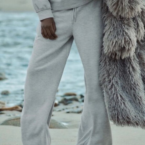 Zara tracksuit set used, soft gray fabric