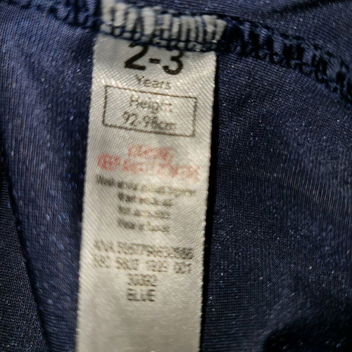 George leggings size 2-3 years 92-98 blue purple velour like new