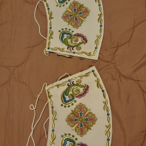 Complete Set of Hieratic Vestments Handmade with Gold Details like New
