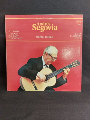 Andrès Segovia Recital Intimo μεταχειρισμένο, κλασσική μουσική