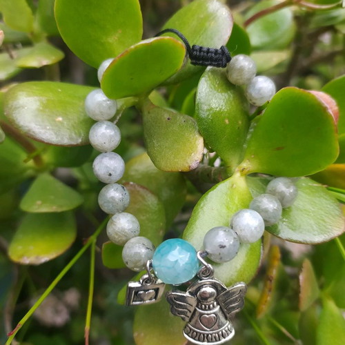 Handmade bracelet with semi-precious stones made to order